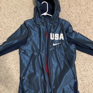 Mens Nike Medium Blue USA Jacket